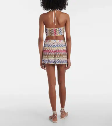 Missoni Knitted lamé shorts | Thumbnail 4 Missoni Knitted lamé shorts | Thumbnail 4