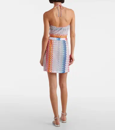 Missoni Zigzag halterneck crop top | Thumbnail 4 Missoni Zigzag halterneck crop top | Thumbnail 4