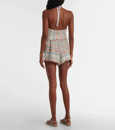 Missoni Zigzag crochet romper | Thumbnail 2