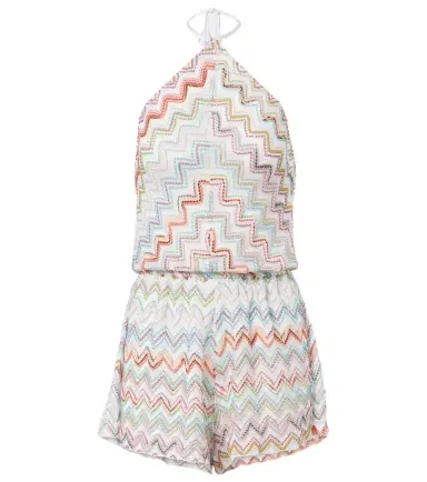 Missoni Zigzag crochet romper | Thumbnail 1