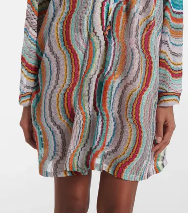 Missoni Printed lamé beach cover-up | Thumbnail 2 Missoni Printed lamé beach cover-up | Thumbnail 2