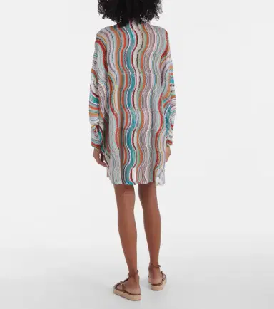 Missoni Printed lamé beach cover-up | Thumbnail 4 Missoni Printed lamé beach cover-up | Thumbnail 4