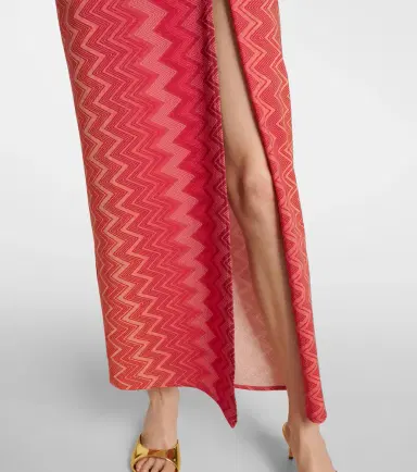Missoni Chevron lamé midi dress | Thumbnail 5