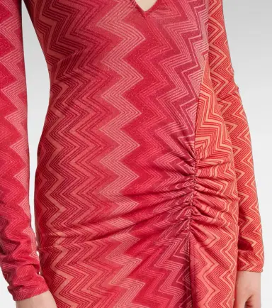 Missoni Chevron lamé midi dress | Thumbnail 6