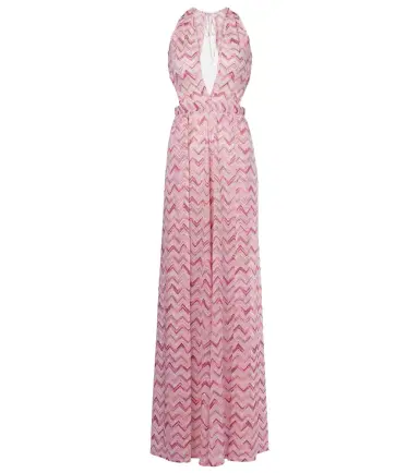 Missoni Zigzag halterneck jumpsuit | Thumbnail 1 Missoni Zigzag halterneck jumpsuit | Thumbnail 1