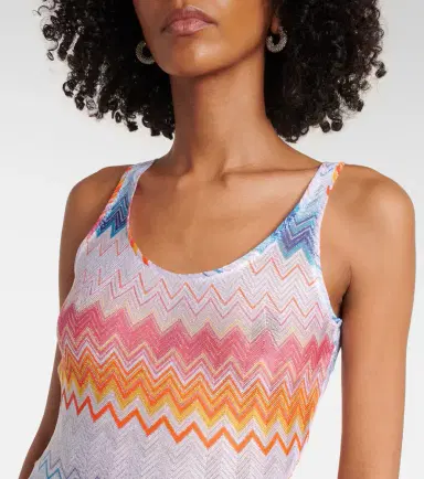 Missoni Zigzag lamé beach dress | Thumbnail 4
