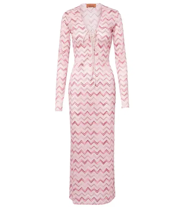 Missoni Lamé midi dress