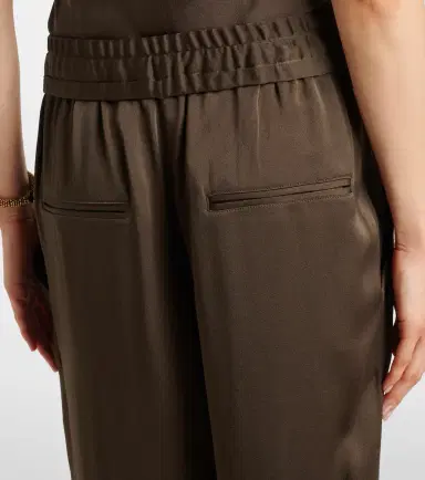 Isabel Marant Kendry satin wide-leg pants | Thumbnail 4