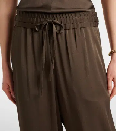 Isabel Marant Kendry satin wide-leg pants | Thumbnail 6