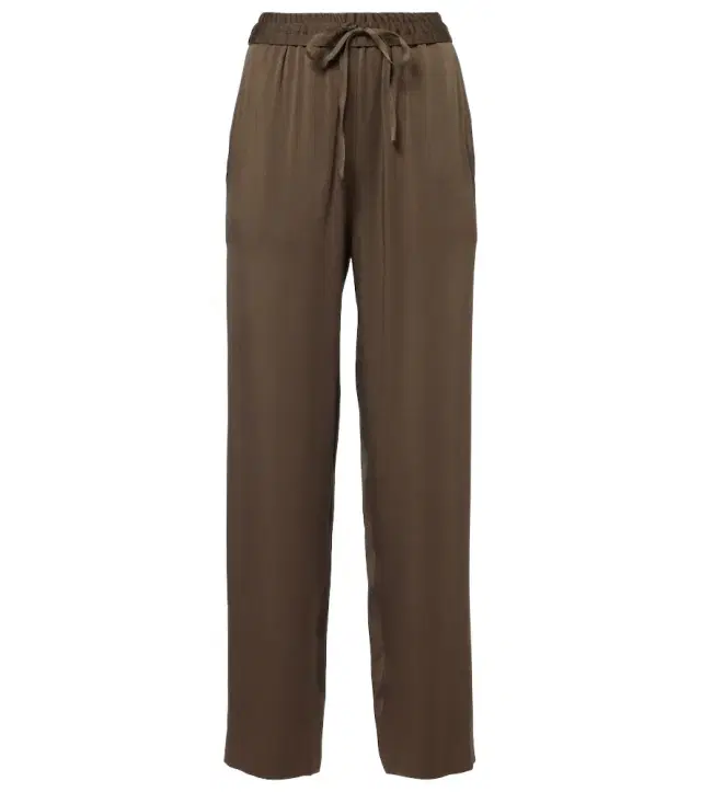 Isabel Marant Kendry satin wide-leg pants