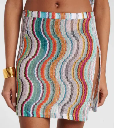 Missoni Printed lamé miniskirt | Thumbnail 2