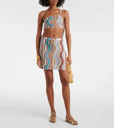 Missoni Printed lamé miniskirt | Thumbnail 3