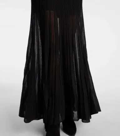 Isabel Marant Gisole pointelle turtleneck maxi dress | Thumbnail 4
