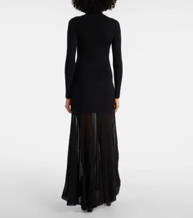 Isabel Marant Gisole pointelle turtleneck maxi dress | Thumbnail 6