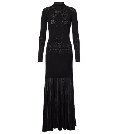 Isabel Marant Gisole pointelle turtleneck maxi dress | Thumbnail 1