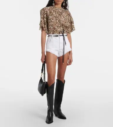 Isabel Marant Eneidao denim shorts | Thumbnail 2 Isabel Marant Eneidao denim shorts | Thumbnail 2