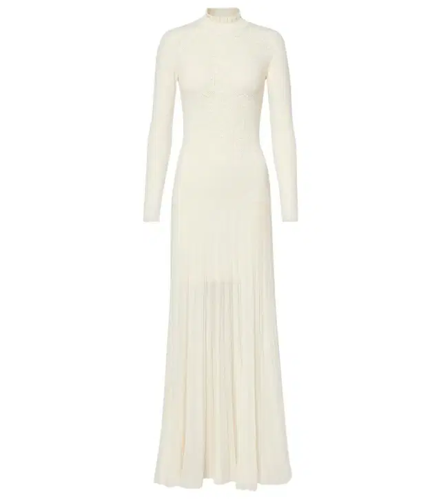 Isabel Marant Gisole pointelle turtleneck maxi dress