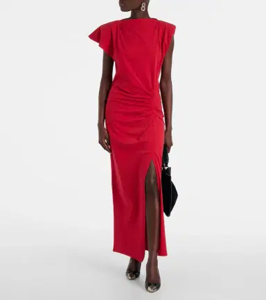 Isabel Marant Nadela cotton jersey maxi dress | Thumbnail 2