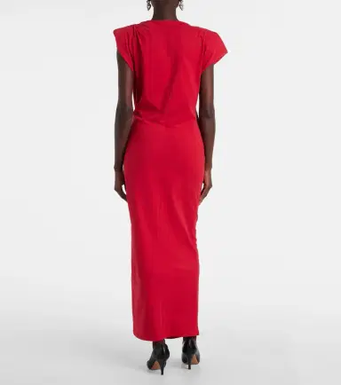 Isabel Marant Nadela cotton jersey maxi dress | Thumbnail 3