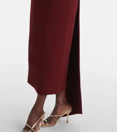 Emilia Wickstead Derika off-shoulder crêpe midi dress | Thumbnail 3