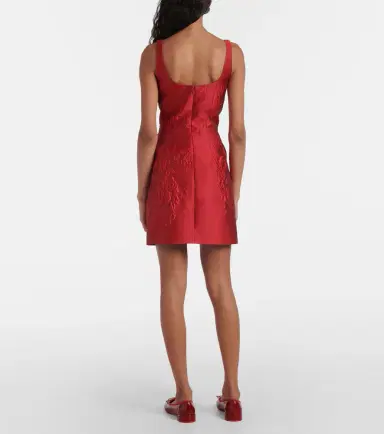 Emilia Wickstead Einna jacquard minidress | Thumbnail 2
