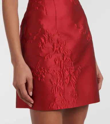 Emilia Wickstead Einna jacquard minidress | Thumbnail 3