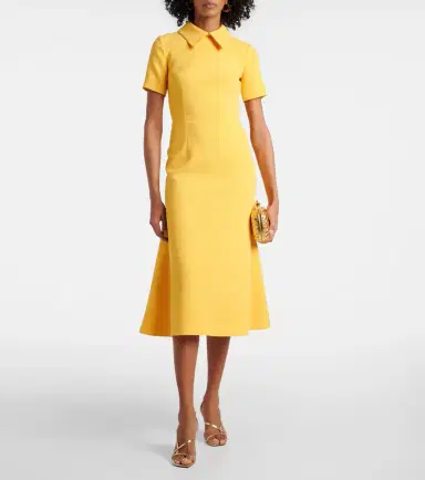 Emilia Wickstead Eman crêpe cocktail dress | Thumbnail 2