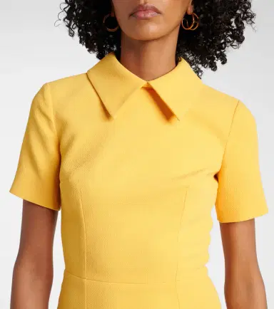 Emilia Wickstead Eman crêpe cocktail dress | Thumbnail 3