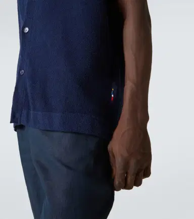 Orlebar Brown Tiernan cotton-blend bouclé shirt | Thumbnail 5