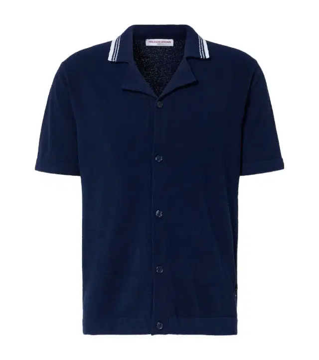 Orlebar Brown Tiernan cotton-blend bouclé shirt