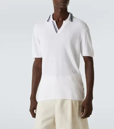 Orlebar Brown Horton cotton-blend bouclé polo shirt | Thumbnail 2