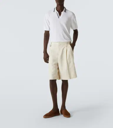 Orlebar Brown Horton cotton-blend bouclé polo shirt | Thumbnail 5