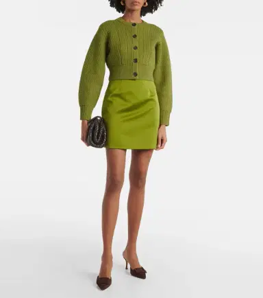 Emilia Wickstead Albert cropped wool cardigan | Thumbnail 5