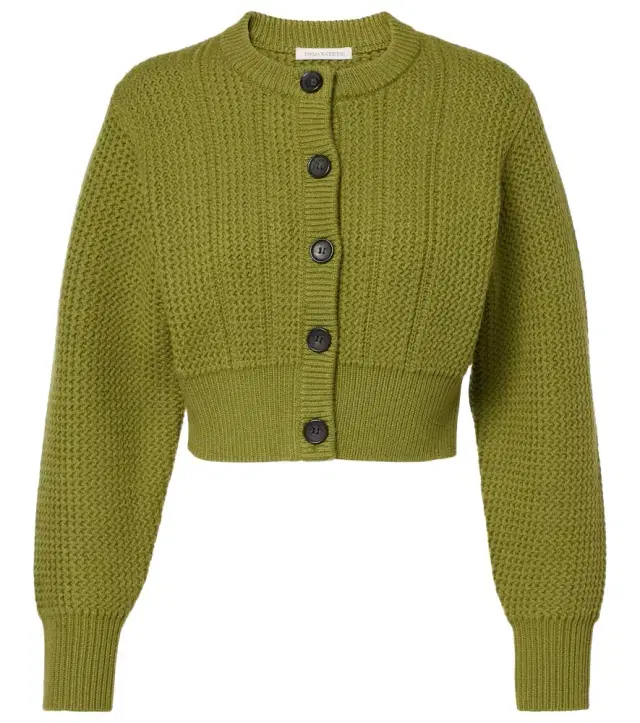 Emilia Wickstead Albert cropped wool cardigan