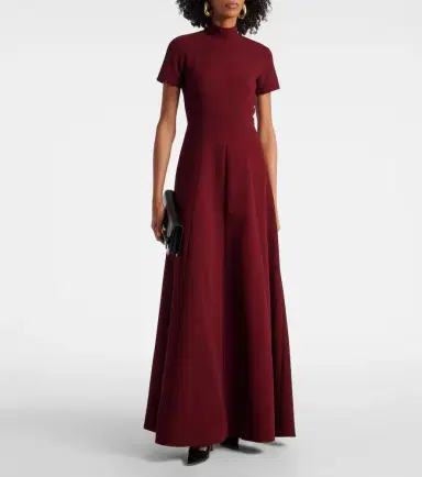 Emilia Wickstead Malinda crêpe gown | Thumbnail 2