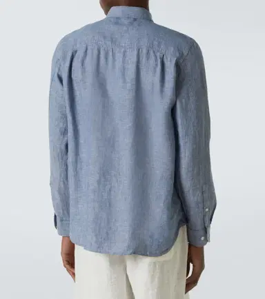 Orlebar Brown Justin linen chambray shirt | Thumbnail 6