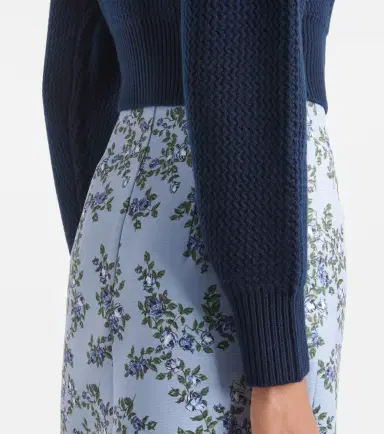 Emilia Wickstead Albert cropped wool cardigan | Thumbnail 4