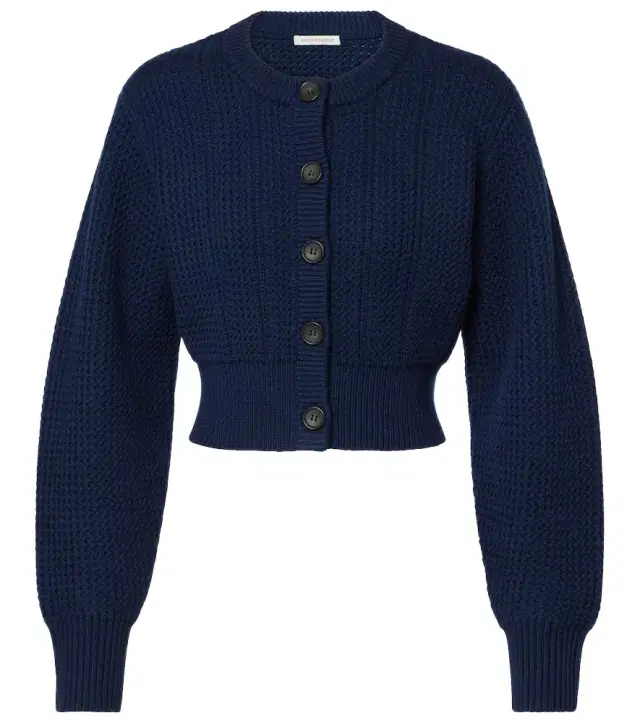 Emilia Wickstead Albert cropped wool cardigan