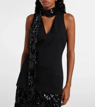 Dorothee Schumacher Emotional Essence sequined scarf top | Thumbnail 4