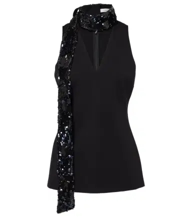 Dorothee Schumacher Emotional Essence sequined scarf top | Thumbnail 1
