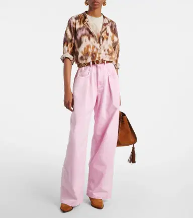 Marant Étoile Rachelle high-rise wide-leg jeans | Thumbnail 5 Marant Étoile Rachelle high-rise wide-leg jeans | Thumbnail 5