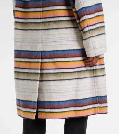 Marant Étoile Striped wool-blend coat | Thumbnail 4
