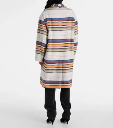 Marant Étoile Striped wool-blend coat | Thumbnail 6