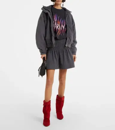 Marant Étoile Pacifica high-rise cotton miniskirt | Thumbnail 4
