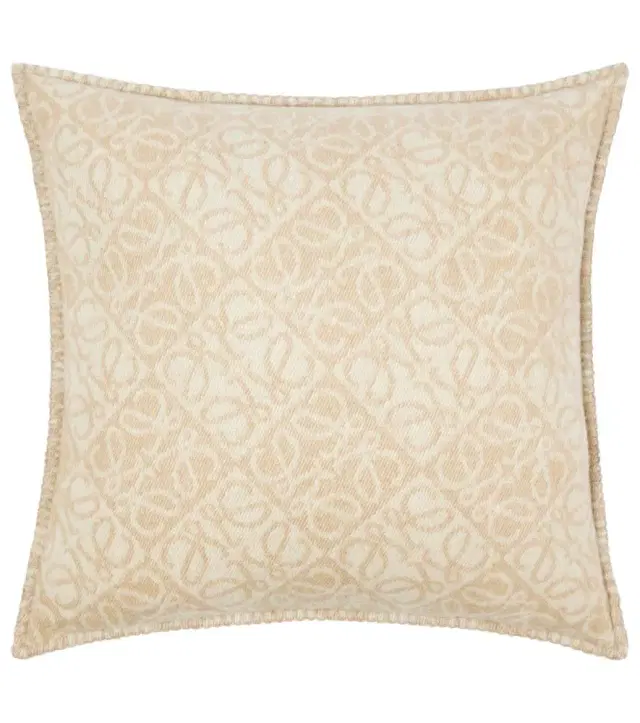 Loewe Anagram wool and cashmere cushion