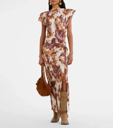 Marant Étoile Nadela printed cotton jersey maxi dress | Thumbnail 3