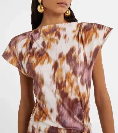 Marant Étoile Nadela printed cotton jersey maxi dress | Thumbnail 5