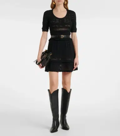 Marant Étoile Abril knitted cotton minidress | Thumbnail 2
