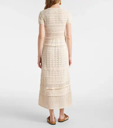 Marant Étoile Aurore knitted cotton midi dress | Thumbnail 4