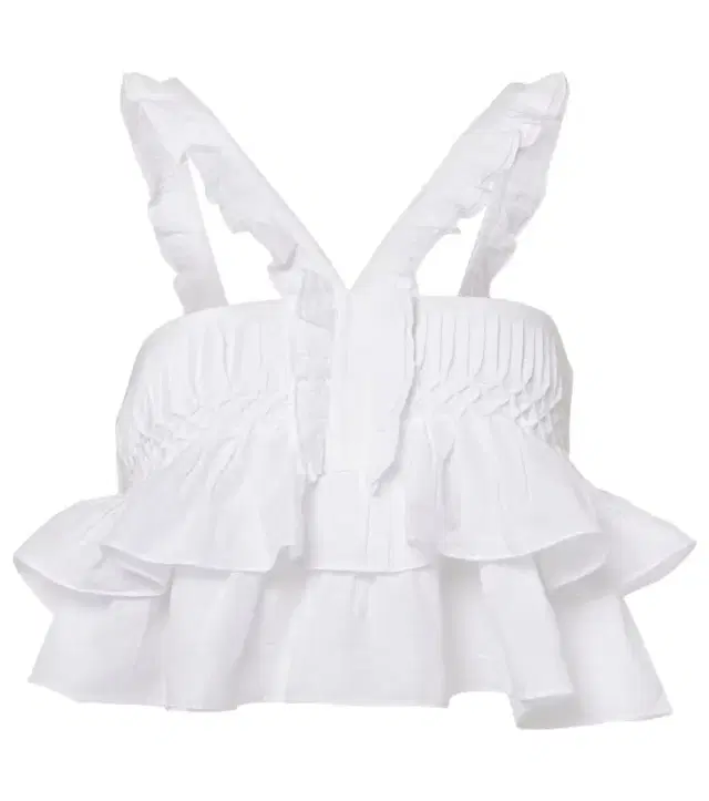 Marant Étoile Daliana ruffled cotton-blend top